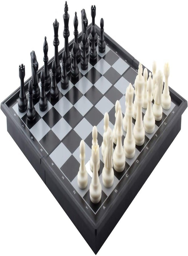 HaRvic Magnetic Chess Board Game Foldable Chess with Magnetic Pawns Portable Chess Board Set for Adults Board Games for Kids Toys for 6 Years Old (Big) - Image 1